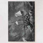 Puzzle Affiche du navire géant du calmar de Kraken (Vertical)