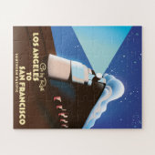 Puzzle Affiche du train de Los Angeles à San Francisco (Horizontal)