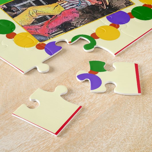 Puzzle Affiche heureuse 2016 de mardi gras (Côté)