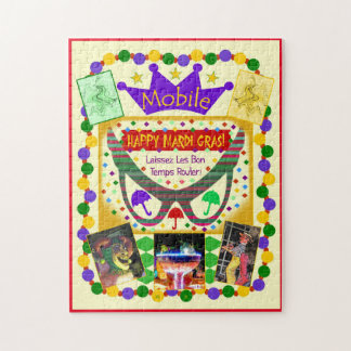 Puzzle Affiche heureuse 2016 de mardi gras