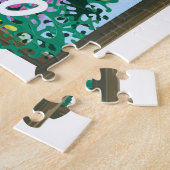 Puzzle Affiche mexicaine de voyage tropical de Cancun (Côté)