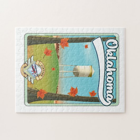 Puzzle Affiche Oklahoma Travel (Horizontal)