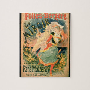 Puzzle Affiche pour "Le Miroir" chez le Folies-Bergere,