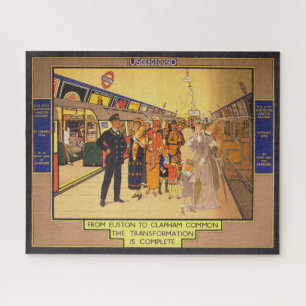 Puzzle Affiche Publicitaire vintage Pour Londres Undergro