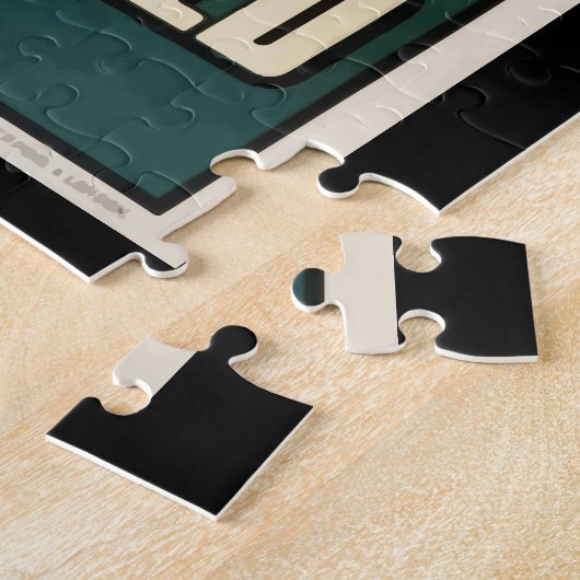 Puzzle Affiche rétro Cunard ocean liner luxe bateau à vap (Côté)