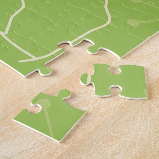 Puzzle Affiche rétro de l'État de Floride. (Côté)