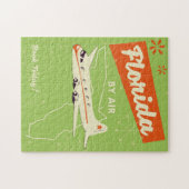 Puzzle Affiche rétro de l'État de Floride. (Horizontal)