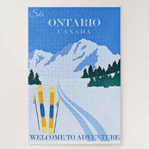 Puzzle Affiche touristique de l'Ontario, Canada,