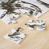 Puzzle Affiche USA Cowboy Travel (Côté)