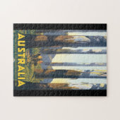 Puzzle Affiche Vintage voyage australienne (Horizontal)