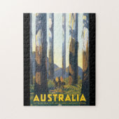 Puzzle Affiche Vintage voyage australienne (Vertical)