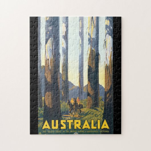 Puzzle Affiche Vintage voyage australienne (Vertical)