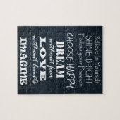 Puzzle Affirmations de devis motivationnelles (Horizontal)