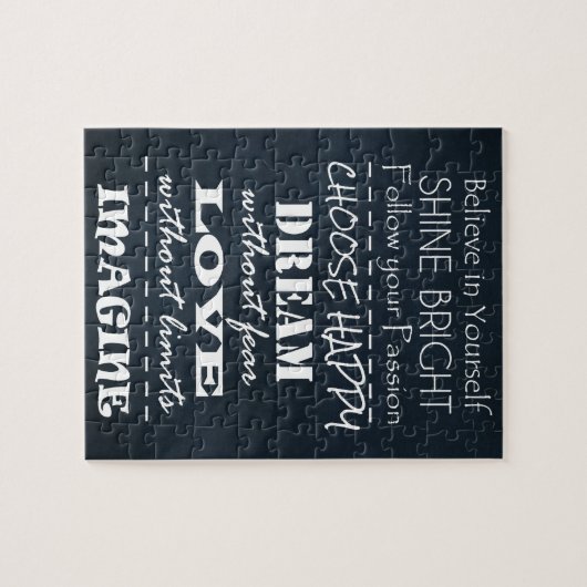 Puzzle Affirmations de devis motivationnelles (Horizontal)