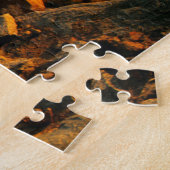 Puzzle Affleurement rocheux et vallée désertique, Richter (Côté)