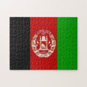 Puzzle Afghanistan - drapeau afghan - (Horizontal)