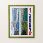 Puzzle Afghanistan - Paysages - I Love - (Vertical)
