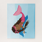 Puzzle Africain-Américain Belle Sirène (Vertical)