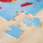 Puzzle africain carte aquarelle (Côté)