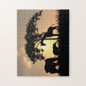 Puzzle africain de safari (Vertical)