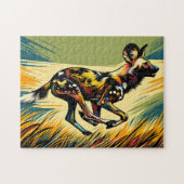 Puzzle africain du chien sauvage (Horizontal)