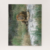 Puzzle africain Lion (Vertical)