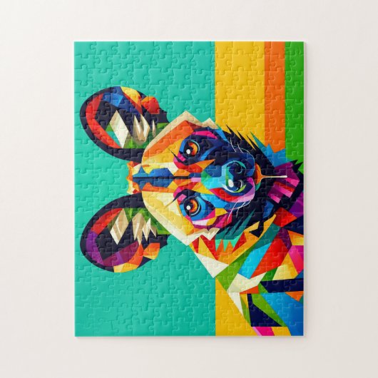Puzzle africain Wild Dog 250 Piece (Vertical)