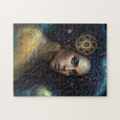 Puzzle African American Black Goddess Queen Imaginaire Ar (Horizontal)