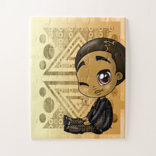 Puzzle African American Boy (Vertical)