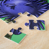 Puzzle African American Boy and Ostrich (Côté)