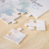 Puzzle African Grey Parrot Pastel Floral (Côté)