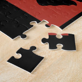 Puzzle african tribe elephant pattern (Côté)