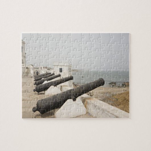 Puzzle Afrique, Afrique de l'Ouest, Ghana, Elmina. Canons (Horizontal)