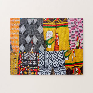 Puzzle Afrique, Angola, Benguela. Pantalon aux couleurs v