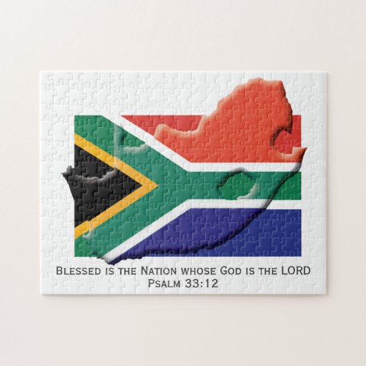 Puzzle Afrique du Sud | Nation | South African Flag (Horizontal)