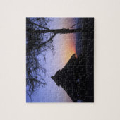 Puzzle Afrique, Éthiopie, région du fleuve Omo, coucher d (Vertical)