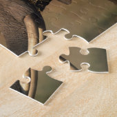 Puzzle Afrique, Kenya, Masai Mara Game Reserve, Two Bull (Côté)