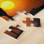 Puzzle Afrique, Kenya, Masaï Mara. Giraffe (Côté)