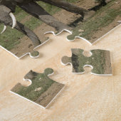 Puzzle Afrique, Kenya, Parc national d'Amboseli, éléphant (Côté)