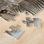 Puzzle Afrique, Namibie, Etosha NP. Zebra de Burchell (Côté)