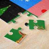 Puzzle afrique santa claus colorblock (Côté)
