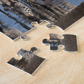Puzzle Afrique. Tanzanie. Zèbres boire à Ndutu (Côté)