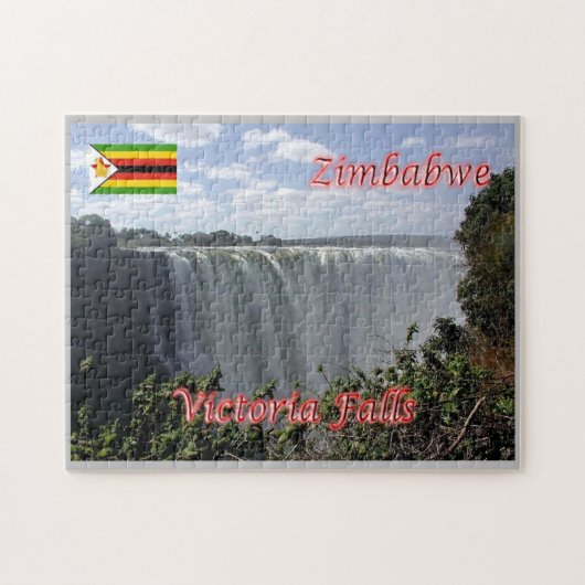 Puzzle Afrique - Zimbabwe - Chutes Victoria (Horizontal)