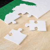 Puzzle Afro-Américain _ Couleurs rouge, noir et vert (Côté)