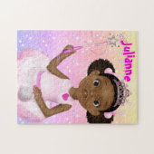 Puzzle Afro-Américaine Fairy Princesse Ballerina (Horizontal)