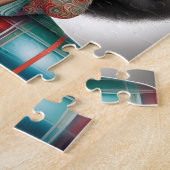 Puzzle Afro femme élégante et bizarre ambiance de vacance (Côté)