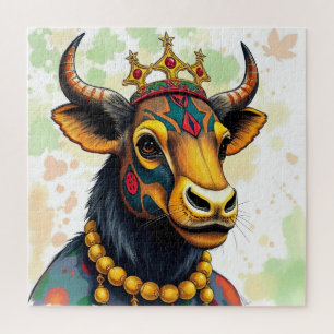 Puzzle afro-kwanzaa Animaux sauvages déguisés