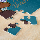 Puzzle Afro Unicorn Trio Coeur Design (Côté)