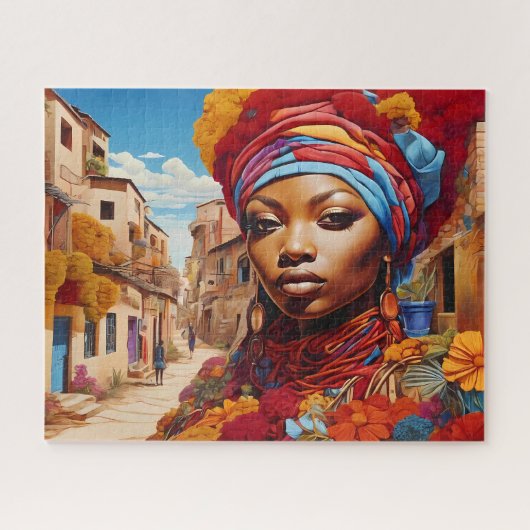 Puzzle Afrofuturisme : Beauté et patrimoine africains dyn (Horizontal)