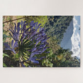 Puzzle Agapanthus à l'ombre de la montagne (Horizontal)